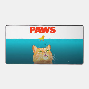 Paws!  desk mat