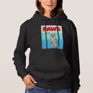 Paws Dog Parody 80s Corgi Shark Dog Hoodie