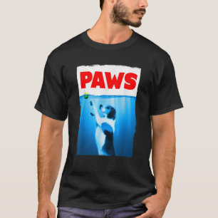 Paws Dog Parody Tennis Ball T-Shirt