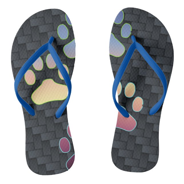 Paws Flip Flops (Footbed)