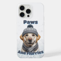Paws & Flurries - Winter Dog Design