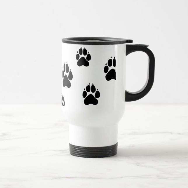 Paws for a cuppa !! travel mug (Right)