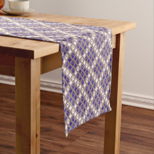 Paws-for-Decor Table Runner (Taupe/Indigo)