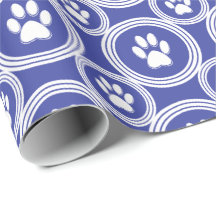 Paws-for-Giving Gift Wrap (Indigo)