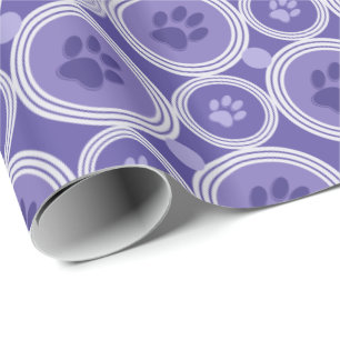 Paws-for-Giving Gift Wrap (Violet)