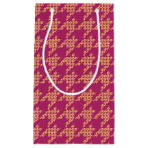 Paws-for-Giving Houndstooth Gift Bag