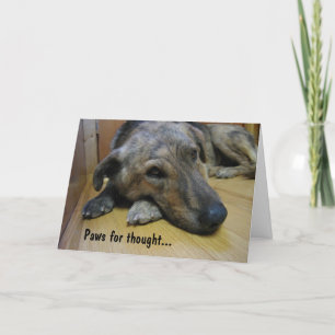 Paws for thought : Dog 2 Card