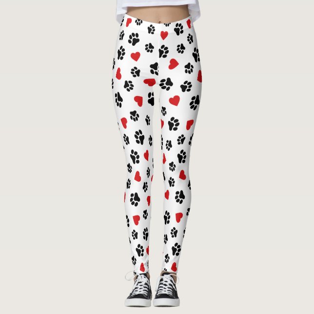 Paws & Hearts – Love for Dogs Leggings (Front)