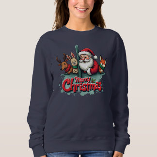 Paws, Hooves, and Claus Sweatshirt