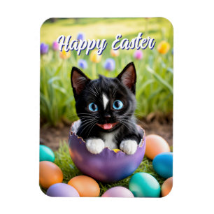 Paws in a Pod: Felini’s Egg-stra Cosy Nest Magnet