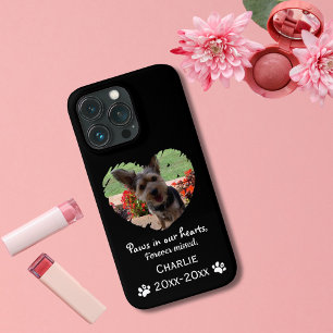 Paws in our Hearts Photo Pet Memorial,Custom iPhone 13 Pro Case