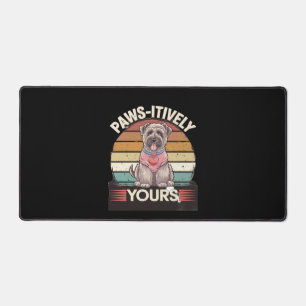 Paws-itively Yours Dog Desk Mat