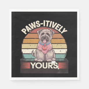Paws-itively Yours Dog Napkin