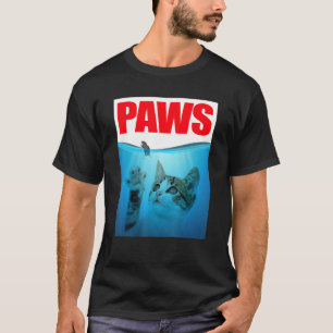 Paws Kitten Meow Parody Cat T-Shirt