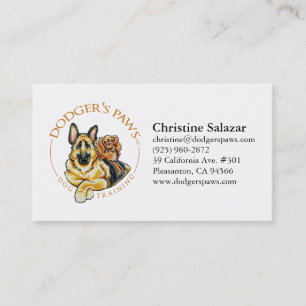 Paws Logo Business Card