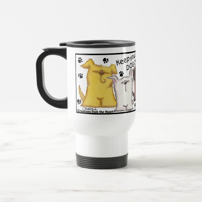 Paws Off! Travel Mug (Left)