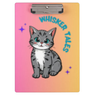 Paws & Pages – Cat Lover’s Clipboard