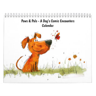 Paws & Pals – A Dog’s Comic Encounters Calendar