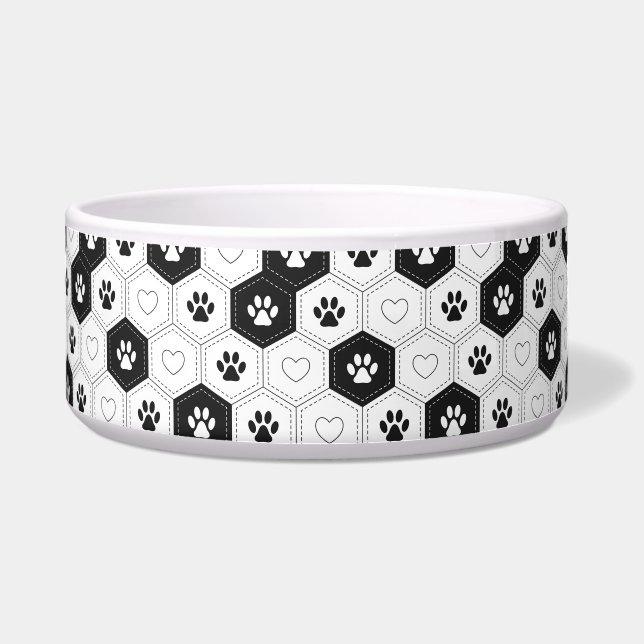 Paws Print Pet Bowl (Front)