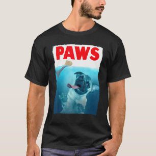 Paws Pug Dog And Bone Top Cat Parody