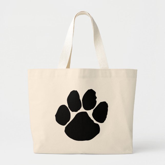 paws range of products large tote bag (Front)