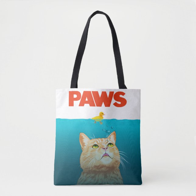 Paws!  tote bag (Front)