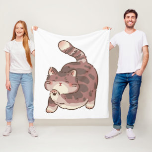 Paws up, problems down fleece blanket