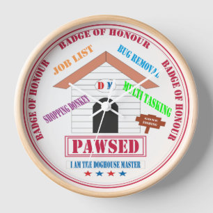 Pawsed Doghouse Master Clock