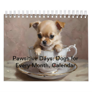 Pawsitive Days: Dogs for Every Month,  Calendar