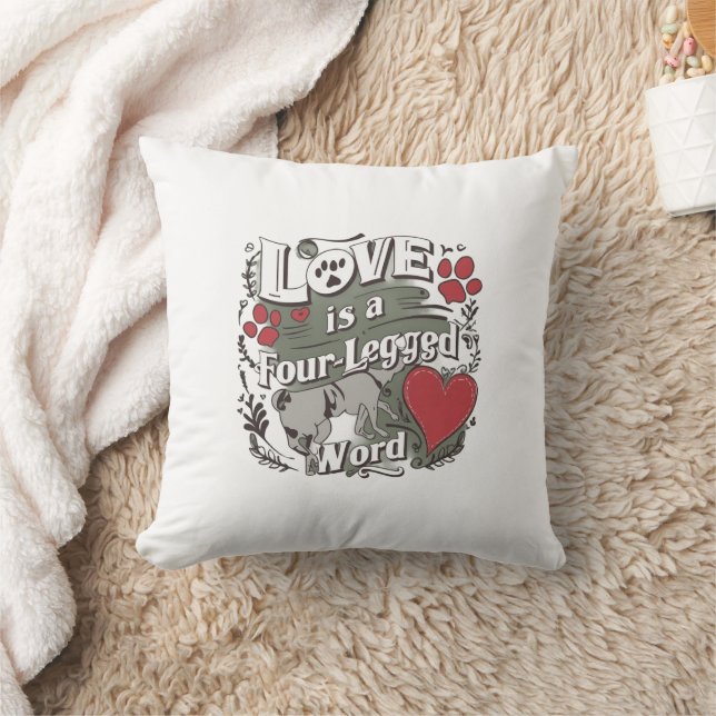Pawsitive Love Pillow (Blanket)