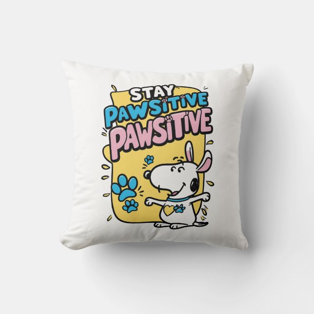 Pawsitive vibes cushion (Front)