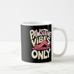 Pawsitive Vibes Only Cat Yoga _1 Coffee Mug