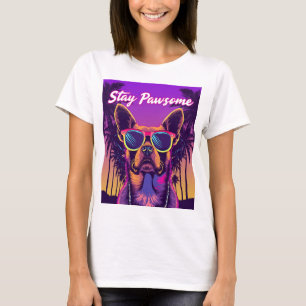 Pawsitive Vibes Only – Cute Dog Paw Pet Lovers T-S T-Shirt