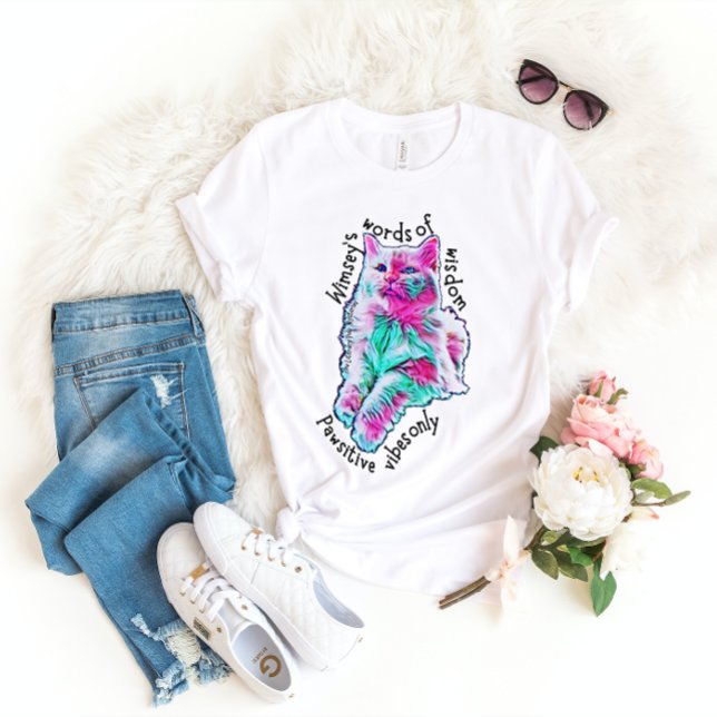 Pawsitive Vibes Wimsey's Words of Wisdom T-Shirt (Creator Uploaded)