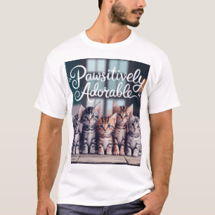 Pawsitively Adorable Kitten Tee – Wear Your Love f