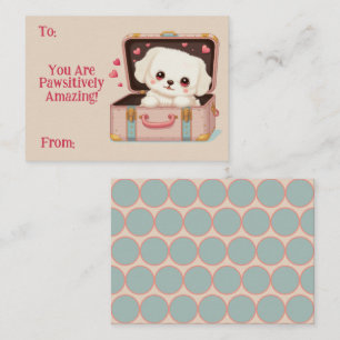 Pawsitively Adorable Valentine Notecards