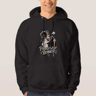 Pawsitively Bernese Graffiti - Bernese Dog Lovers Hoodie