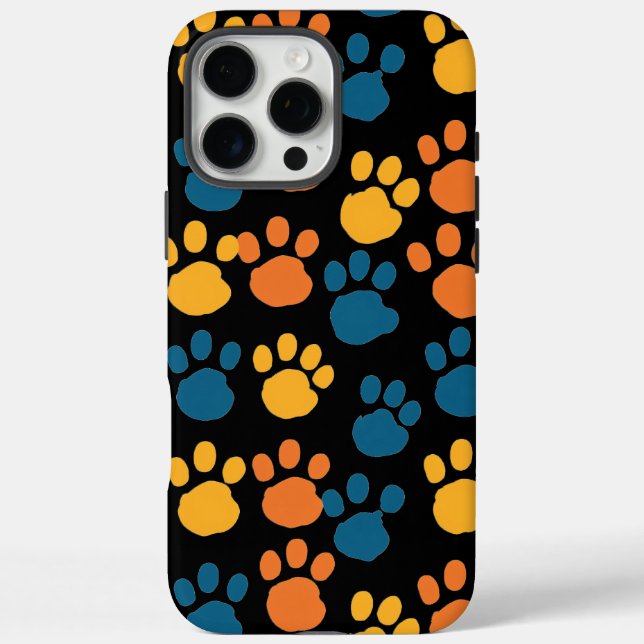 Pawsitively Cute Black Case-Mate iPhone Case (Back)