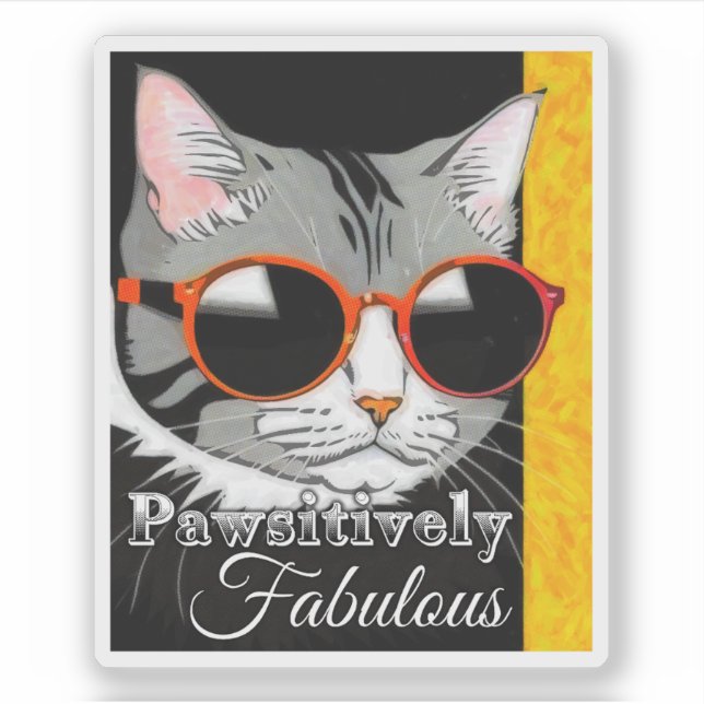 Pawsitively Fabulous Cat (Front)