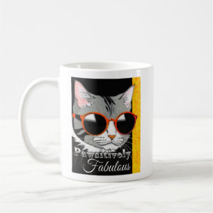 Pawsitively Fabulous Cat Coffee Mug