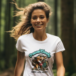 Pawsitively Hiking with My Pal T-Shirt