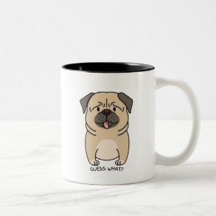 Pawsitively Hilarious! 🐶😂 Two-Tone Coffee Mug