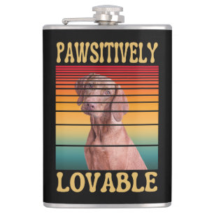 PAWSITIVELY LOVABLE HIP FLASK