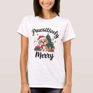 Pawsitively Merry T-Shirt