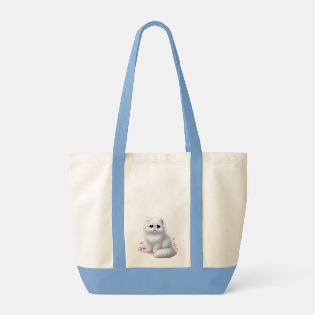 Pawsitively Persian Eco Tote Bag (Back)