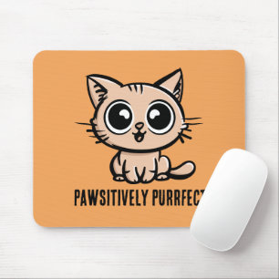 Pawsitively Purrfect, Beautiful Manga Kitten Mouse Mat