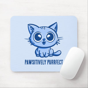 Pawsitively Purrfect, Beautiful Manga Kitten Mouse Mat