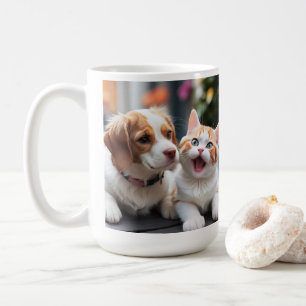 Pawsitively Purrfect Friendship Mug Design.