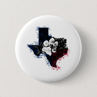 Pawsitively Stately Texas 6 Cm Round Badge