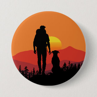 Pawsome Adventures in Nature 7.5 Cm Round Badge